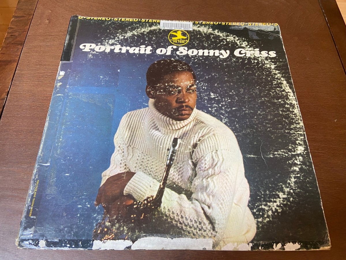Portrait of Sonny Criss~Prestige Jazz LP~VAN GELDER stamp~Hard Bop