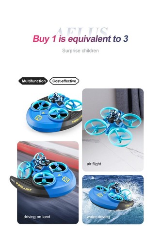 2023 V24 Mini RC Drone Water Hovercraft Boat Speed Drift 2.4G Quadcopter - Bild 9 von 30