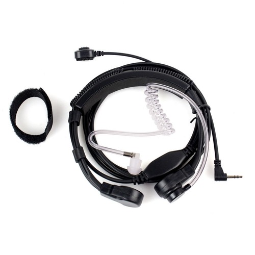 1Pin PTT Heavy Duty Throat Mic Earpiece For Motorola T6200C EM1000 T5428 e - Zdjęcie 2 z 14