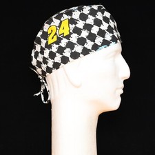 Jeff Gordon Nascar Race Car 24 Checker Theme Scrub Hat