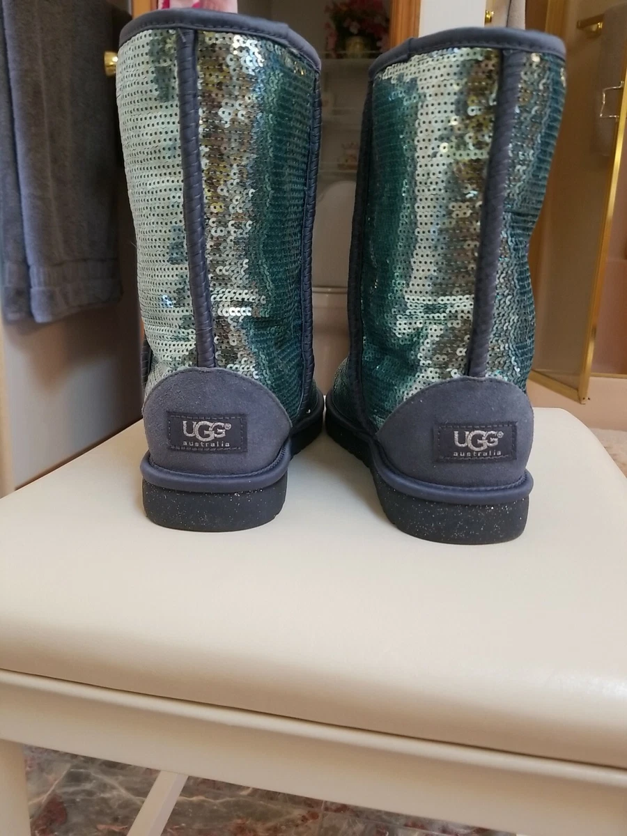 Green sequin uggs 2025