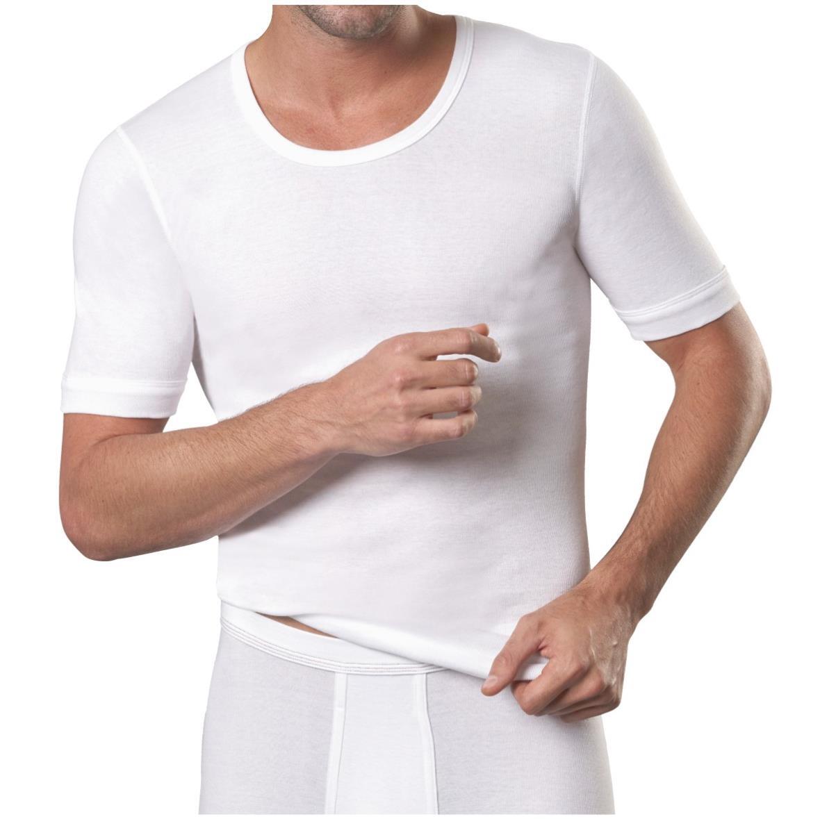 Conta Herren halbarm Unterhemd Baumwolle 1/2 Arm Shirt Feinripp supergekämmt