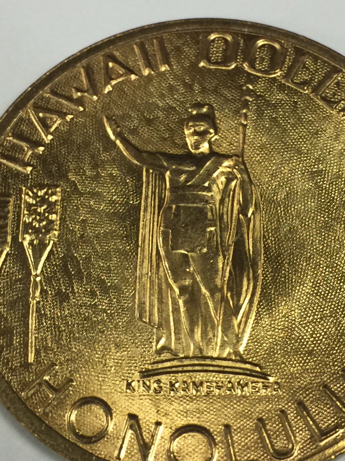 Hawaii 1 Dollar Honolulu Waikiki Beach Diamond Head (Token) Surfing