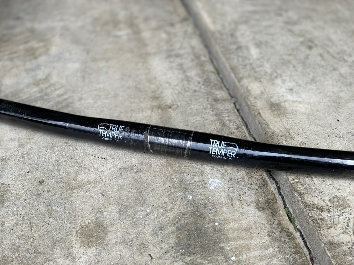 True Temper Handlebars Black Flat Bar Retro Mountain Bike Made in the  USA