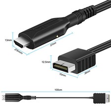 For Sony PS1 PS2 to HDMI Adapter Cable Game Console Audio Video Converter Cable