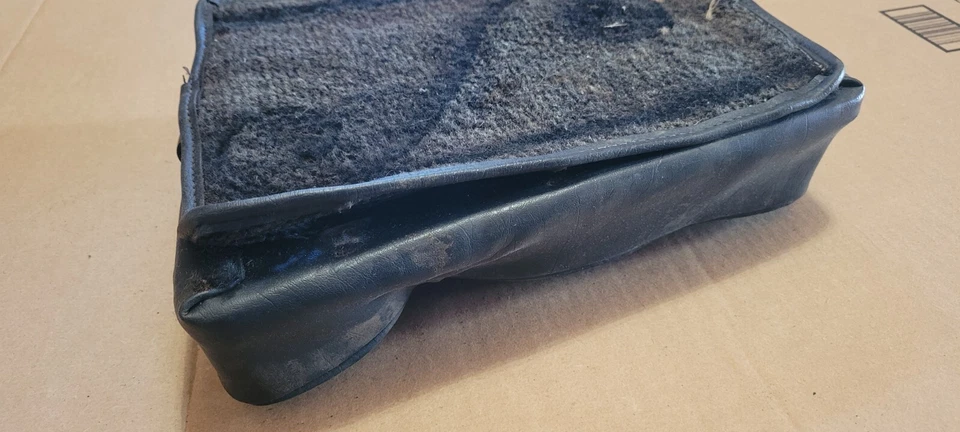 Almohadilla de asiento con respaldo Sissy Bar cromada vintage Honda CB900C intrincada personalizada 81 Foto 3 de 4