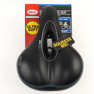 Bell Comfort 820 Soft Tech Bike Seat Black Ergonomic Bicycle Premium  Padding NEW
