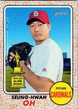 2017 Topps Heritage #108 Seung-Hwan Oh St. Louis Cardinals