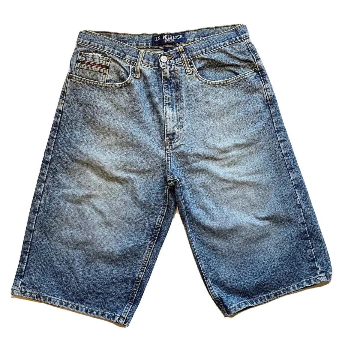 Polo cheap denim shorts