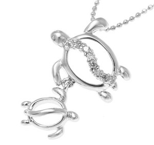 ROSE GOLD PLATED STERLING SILVER 925 HAWAIIAN HONU TURTLE CHARM PENDANT