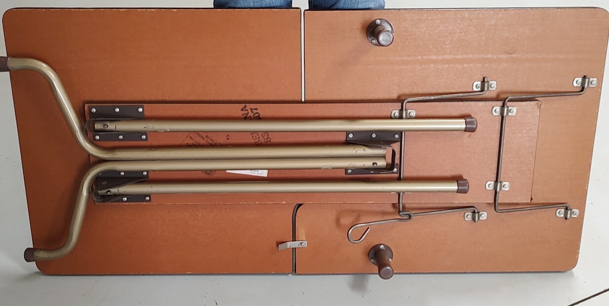 Vintage Bernina Sewing Table with Folding Metal Legs eBay