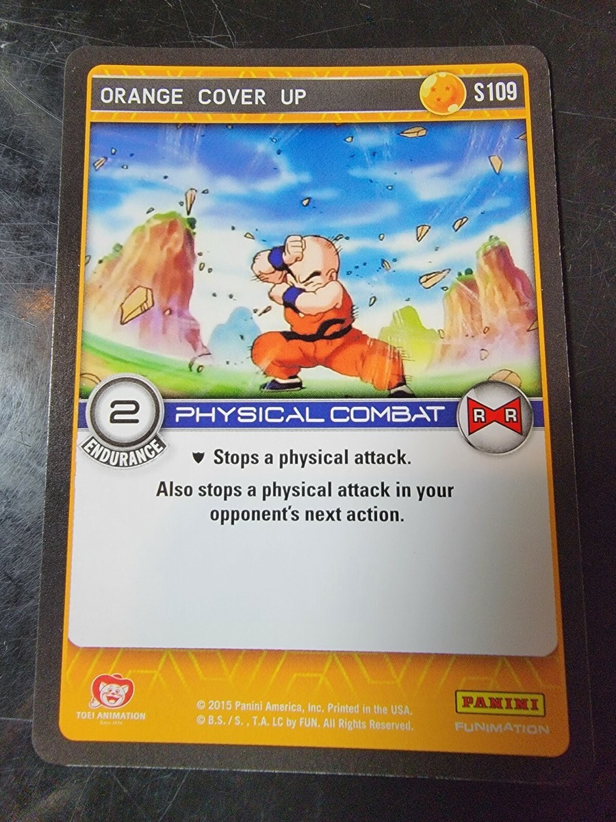 2015 Panini's Dragonball Z TCG #S109 Orange Cover Up | eBay