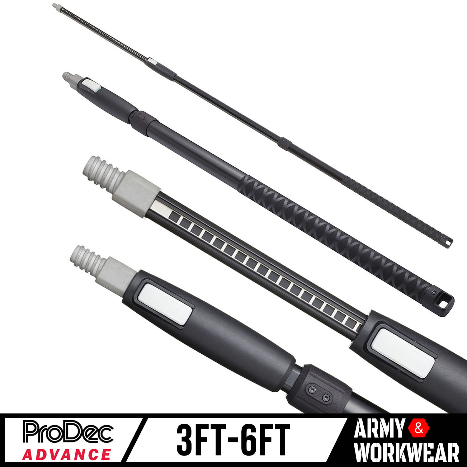 Prodec Advance Saber Extension Pole 3ft-6ft
