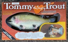 Tommy the Singing Trout Fish Motion Sensor Sings 70s Joy To The World New in Box