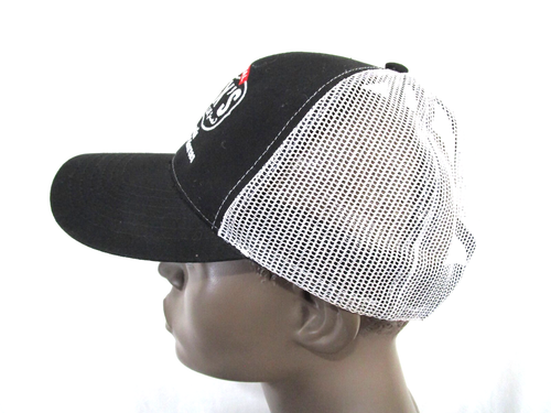 Cappello berretto baseball snapback a rete nero e bianco Blacks Barbecue taglia unica usato in ottime condizioni!! - Foto 7 di 9