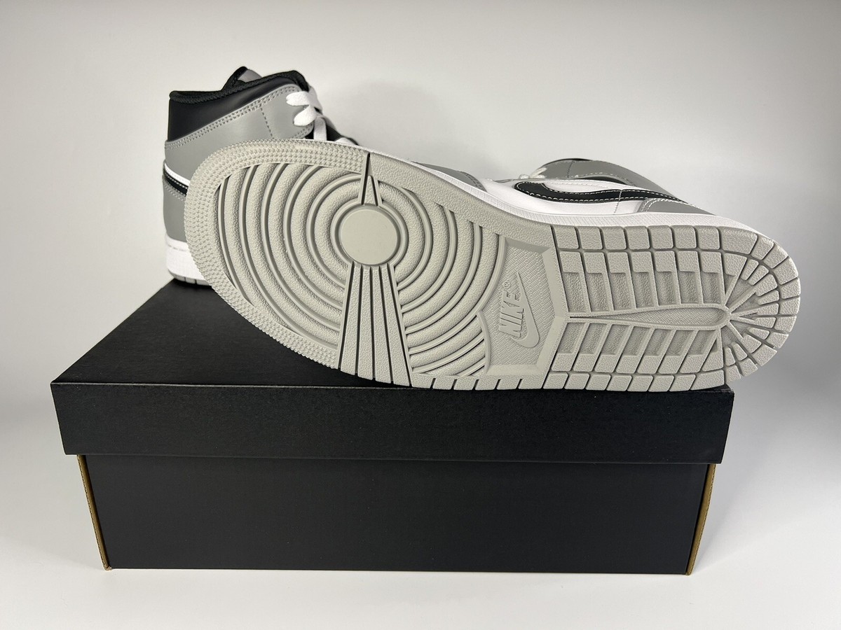 Nike Air Jordan 1 Mid Light Smoke Grey Anthracite MENS 9.5M