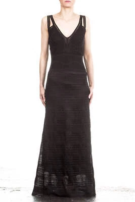 M Missoni Damen Maxi Strick Kleid schwarz - Bild 1 von 3