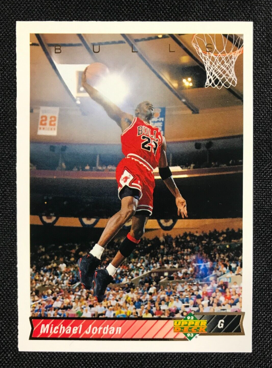 1992-93 Upper Deck Basketball Card Michael Jordan #23 NRMT-MINT