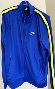 yellow and blue nike jacket