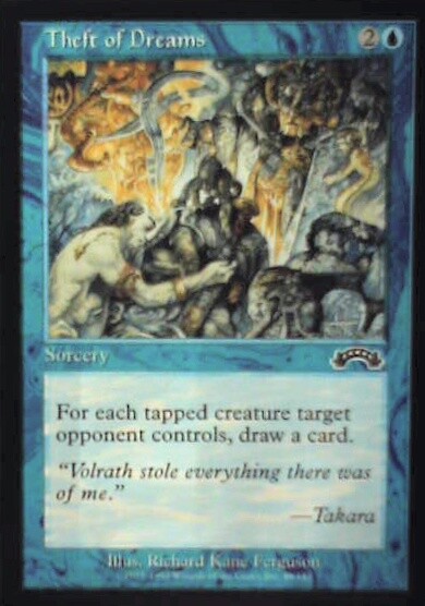 Theft of Dreams - Exodus: #49, Magic: The Gathering Nm R110