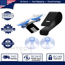 Car Windshield Suction Mount+Sun Visor Clip For Escort Solo 4 5 Radar Detector