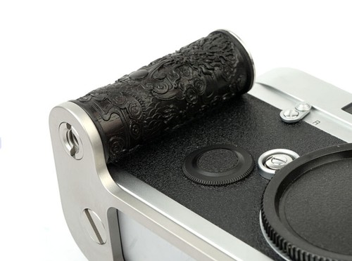 Totalmente Nuevo Empuñadura de Mano de Acero Patrón de Ébano para Cámara Leica MP - Imagen 11 de 12