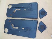 1987 - 1993 Mustang Black Door Panels Oem Sku Fx7013