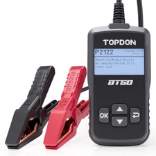 TOPDON BT50 Car Battery Tester 12V Load Tester Charging Cranking Analyzer