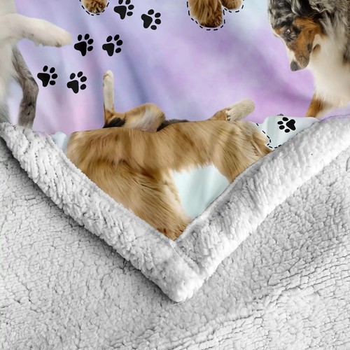 Dog Print Blanket - Picture 4 of 6