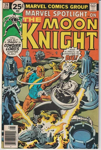 ~MARVEL SPOTLIGHT #29~ (1976) ~MOON KNIGHT~ 2nd solo app. ~KIRBY-MILGROM cover~