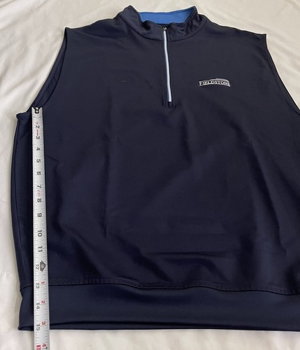 Footjoy FIELDSTONE GOLFSCHLÄGER marineblau Viertelreißverschluss MEDIUM Weste DELAWARE Herren - Bild 6 von 13