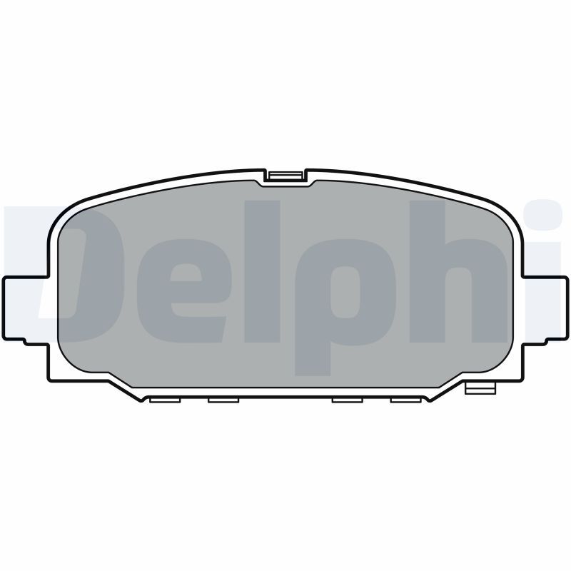 Kit de plaquettes de frein DELPHI LP3398 et pièces d'usure pour étrier de frein