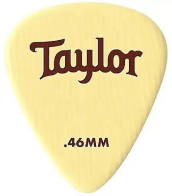 NEW - Taylor Guitars Premium Ivoroid 351 Picks (6), .46mm, #70735-6