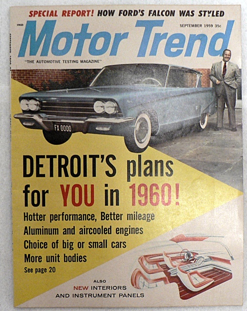 VINTAGE MOTOR TREND MAGAZINE SEPTEMBER 1959 eBay