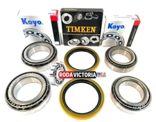 KOYO FRONT WHEEL BEARING & SEAL FOR 1986-1995 TOYOTA 4RUNNER T100 4WD PAIR