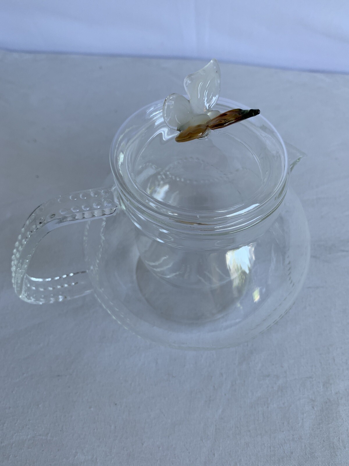 Tea Beyond Glass Teapot With Butterfly 24 oz. eBay