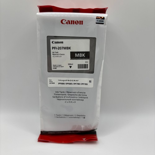 Canon PFI-207 wielopak czarne matowe czarne cyjan purpurowe żółte wkłady atramentowe - Zdjęcie 3 z 14