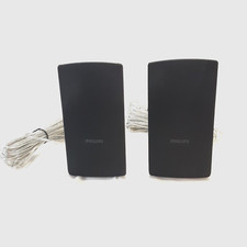 Pair of Two Philips CS3450E Surround Sound System Speakers w Wires Free Shipping