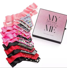 Victorias Secret RARO HTF collant perizoma vita cotone elasticizzato e pizzo taglia unica M