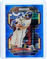 2022 Panini Prizm Draft Picks FOTL Blue Pulsar CLARK ELLIOTT RC Rookie 2/9
