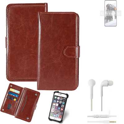 KUNSTLEDER HANDYTASCHE FÜR nubia Red Magic 7S Pro + KOPFHÖRER SCHUTZ HÜLLE WA