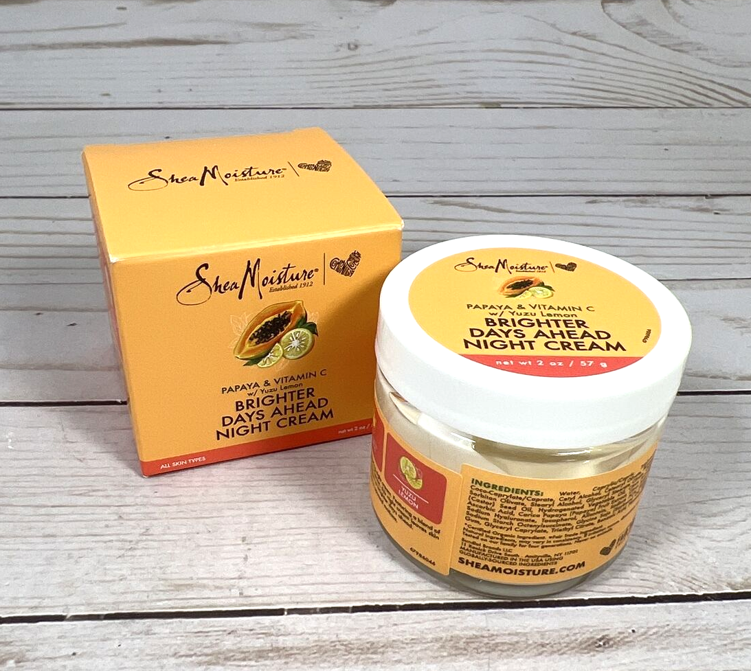 Shea Moisture Brighter Days Ahead Night Cream Papaya Vitamin C Yuzu