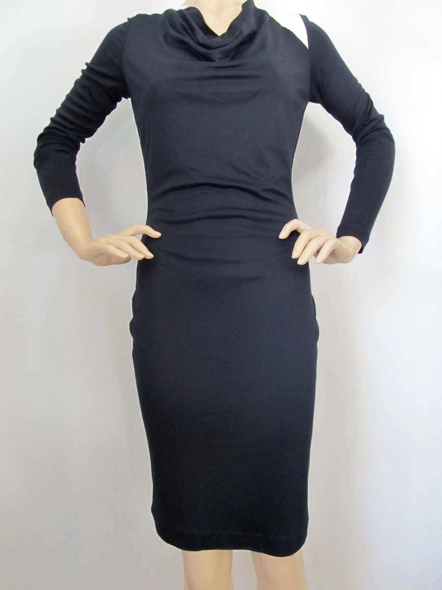Escada navy best sale dress