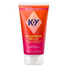 K-Y Warming Jelly Lube, Sensorial Personal Lubricant, Glycol Based Formula, 5 fl