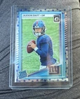 2025 Donruss Optic Jaxson Dart Rated Rookie Blue Stars #273 Giants RC