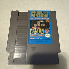 Wheel of Fortune Family Edition Nintendo NES Game Cartridge Tested Working