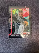 2025 Topps Chrome F1 Lewis Hamilton F1 75th Grand Prix winner #/75 Black logo