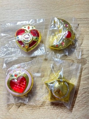Sailor Moon Compact 4-teiliges Set Gacha ungeöffnet Sammlerstück Spielzeug se...