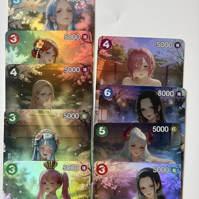 9×OP Bath Time VI Doujin Card Goddess Stroy ACG Waifu
