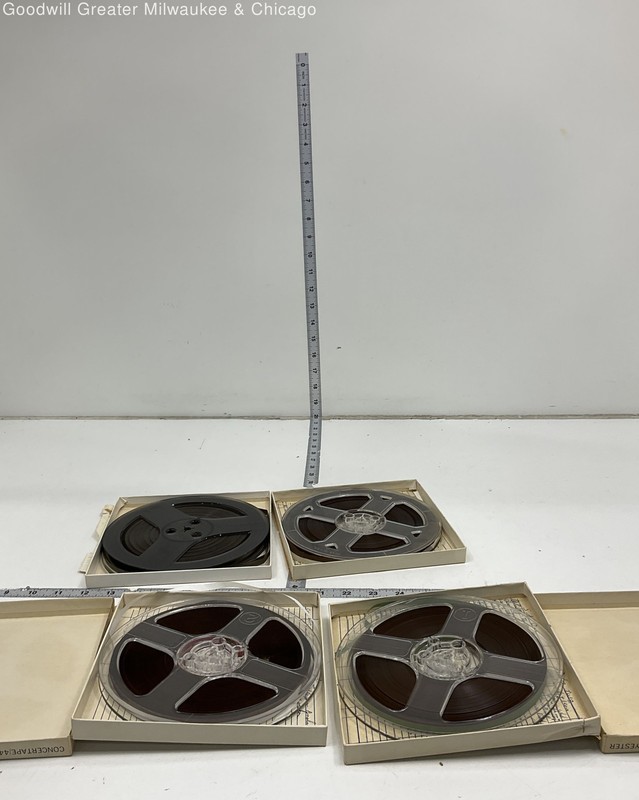 Vintage Reel-To-Reel Magnetic Audi Recording Tapes